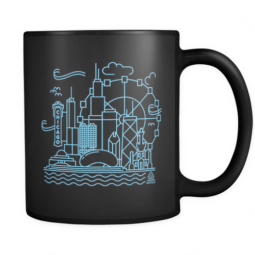 Chicago Mug Black